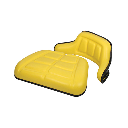 A & I PRODUCTS Rail Style Seat & Wrap Around Backrest (2 Pc. Set) 21.3" x21" x11.5" A-JD7000-SET